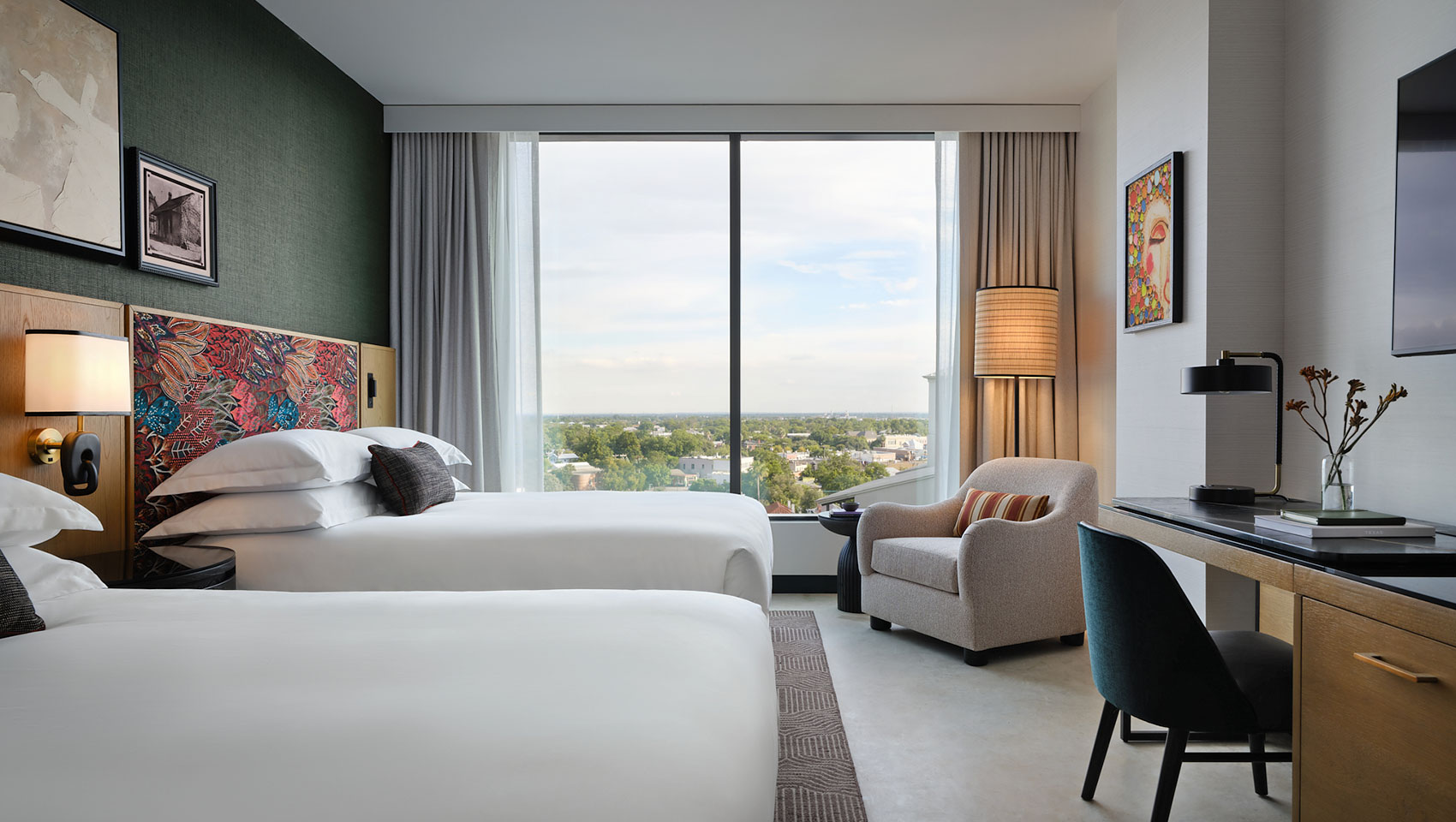 kimpton santo  double queen guestroom 