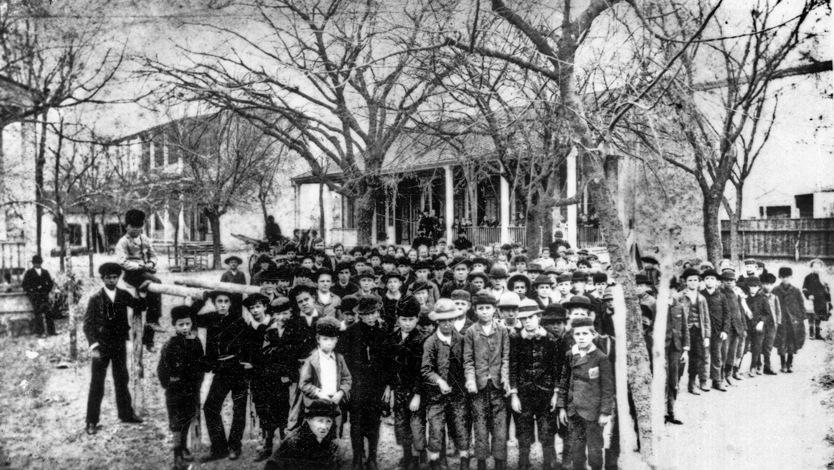 Historic 19th-century German-English schoolhouse